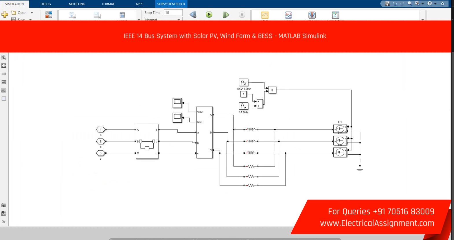 Virtual Synchronous Generator Control for Low-Inertia IEEE 14-Bus Solar Grid Frequency & RoCoF Analysis screenshot 5
